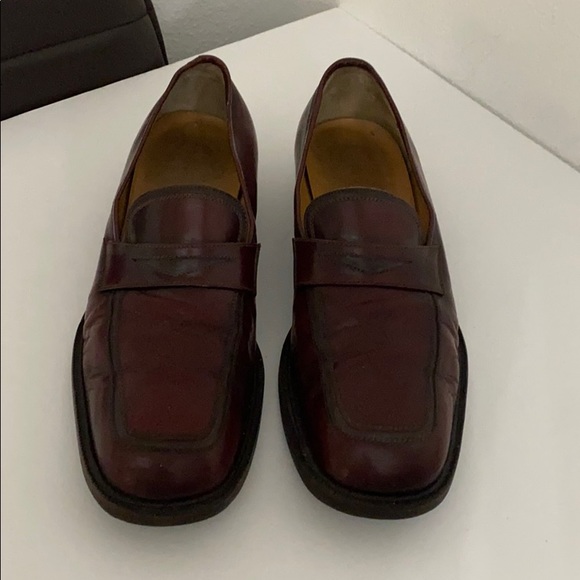 Salvatore Ferragamo vtg men’s leather loafers 8.5 main image 4